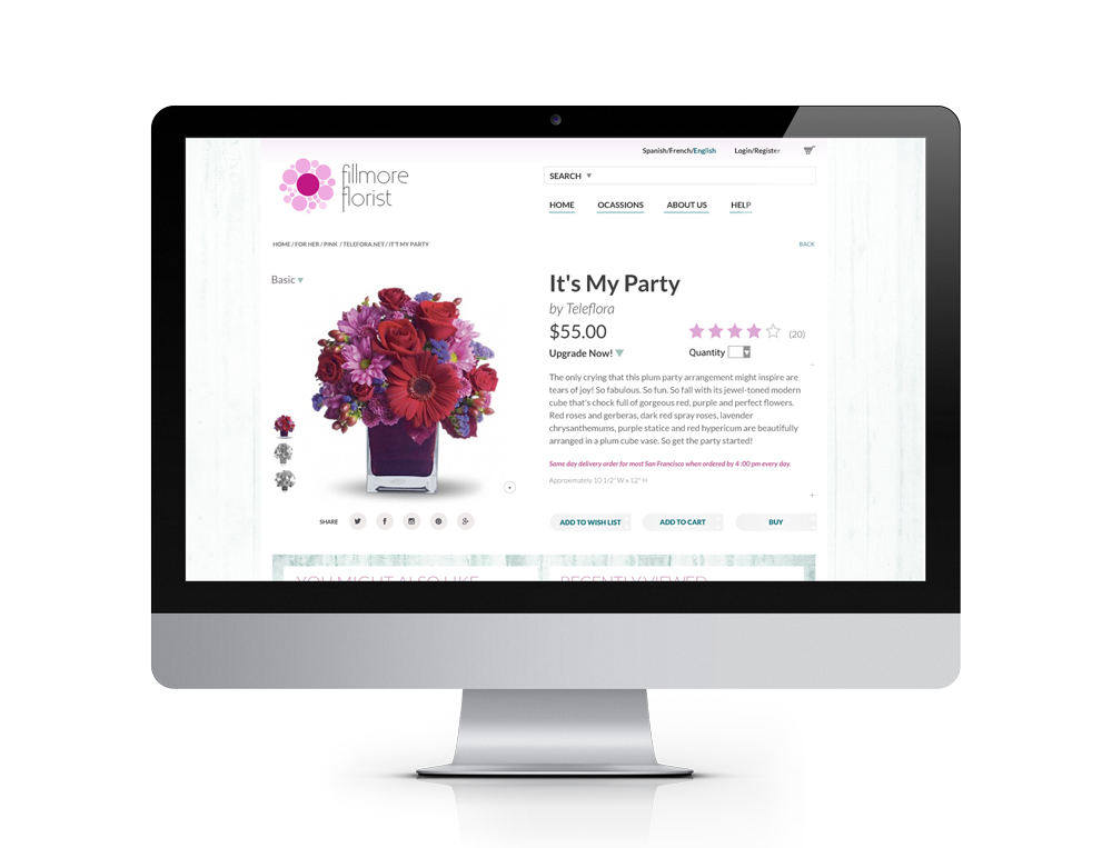Fillmore Florist Website
